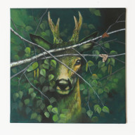 KOZIOŁEK - AKRYL NA PŁÓTNIE