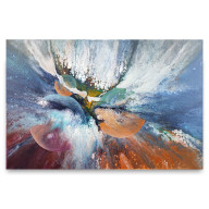 ZDERZENIE - KOSMICZNA ABSTRAKCJA NA PŁÓTNIE 40X60