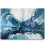 SERCE GALAKTYKI - KOSMICZNA ABSTRAKCJA NA PŁÓTNIE 50X70