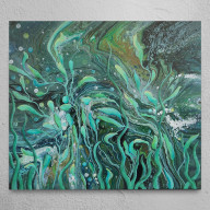SEAWEED - OBRAZ AKRYLOWY NA PŁÓTNIE 60X70