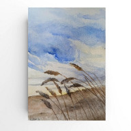 PEJZAŻ- AKWARELA FORMATU A5