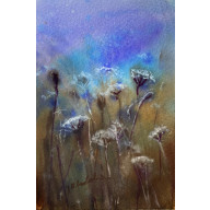 JEDEN KROK (AKWARELA MINIATURKA W OPRAWIE)