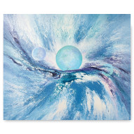 CRYSTAL BALL - ABSTRAKCJA NA PŁÓTNIE 50X60