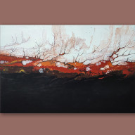 LAWA - ABSTRAKCJA NA PŁÓTNIE 40X60