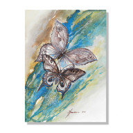 MOTYLE - TUSZ I AKWARELA