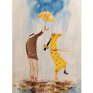 SUKIENKA W GROSZKI....