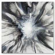 GWIEZDNY ROZBŁYSK - ABSTRAKCJA AKRYLOWA NA PŁÓTNIE 50X50