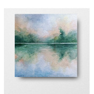 PEJZAŻ- AKWARELA FORMATU 20/20 CM