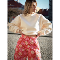 SOFT SPOT / KREMOWA BLUZA BASIC