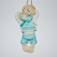 ZGADNIJ MOJE IMIĘ - ANIOŁEK Z MASY SOLNEJ, PREZENT, DEKORACJA