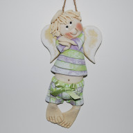 GRZESIU TO JA - ANIOŁEK Z MASY SOLNEJ, PREZENT, DEKORACJA