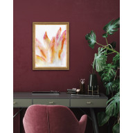 ALOES RÓŻ/POMARAŃCZ A4 - AKWARELA