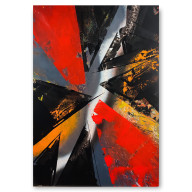 ABSTRAKCJA AKRYL NA PŁÓTNIE 50X70