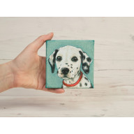 DALMATYŃCZYK, OBRAZ 10X10CM