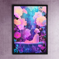 MAGICZNA KĄPIEL - GRAFIKA NA PLAKACIE NA A3