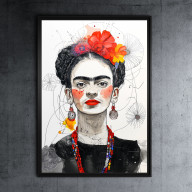 FRIDA - GRAFIKA NA PLAKACIE NA A3