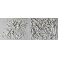 DYPTYK SKRYWANA SUBTELNOŚĆ - OBRAZY STRUKTURALNE Z TEKSTURĄ 3D 2X 50CMX40CM - 2 W CENIE 1