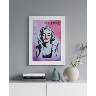 AKWARELA MARILYN MONROE UNIKAT, POP ART