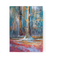 W LESIE- RYSUNEK PASTELAMI