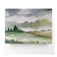 PEJZAŻ-AKWARELA FORMATU 18/24 CM