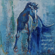 KONIK - OBRAZ OLEJNY