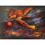 OBRAZ OLEJNY NA PODOBRAZIU 30X40CM - W SOBOTĘ TRZEBA POSPRZĄTAĆ