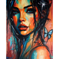 TOUCH THE BUTTERFLY 80X100