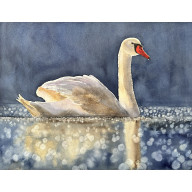 JEZIORO ŁABĘDZIE (40X50 CM)