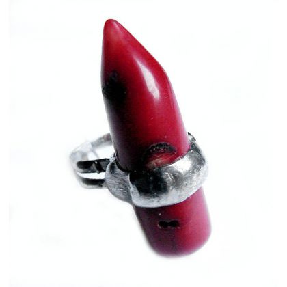 wersetka - pierścionki - Koralowy kieł foto #2