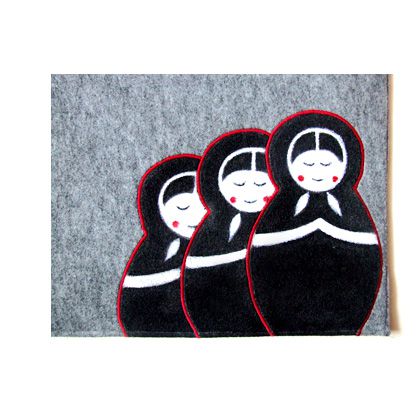 ruben_art - torby na laptopy - Etui na laptopa Babuszki foto #1