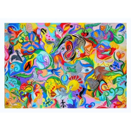 Linia Skaya Folk Design XV, Bożena Ronowska, pastele olejne