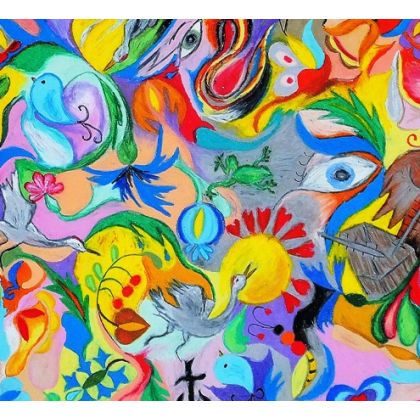 Bożena Ronowska - pastele olejne - Linia Skaya Folk Design XV foto #1