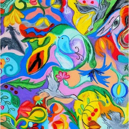 Bożena Ronowska - pastele olejne - Linia Skaya Folk Design XV foto #2