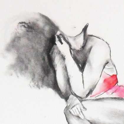 Alina Louka - rysunki tech.mieszana - suknia foto #3