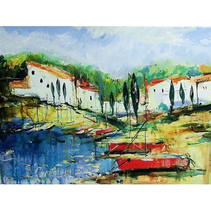 Dariusz Grajek - olej + akryl - Port Lligat.... foto #1