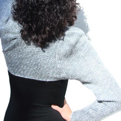 halo-pracownia - bolerka,bezrękawniki - rękawki szare foto #1