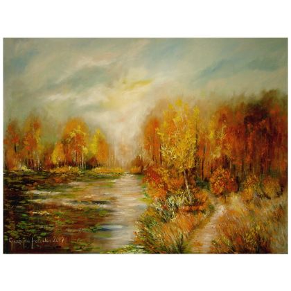 O ZMIERZCHU, Grażyna Potocka, obrazy olejne