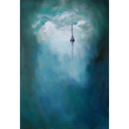 Morze, Paulina Lebida, obrazy akryl